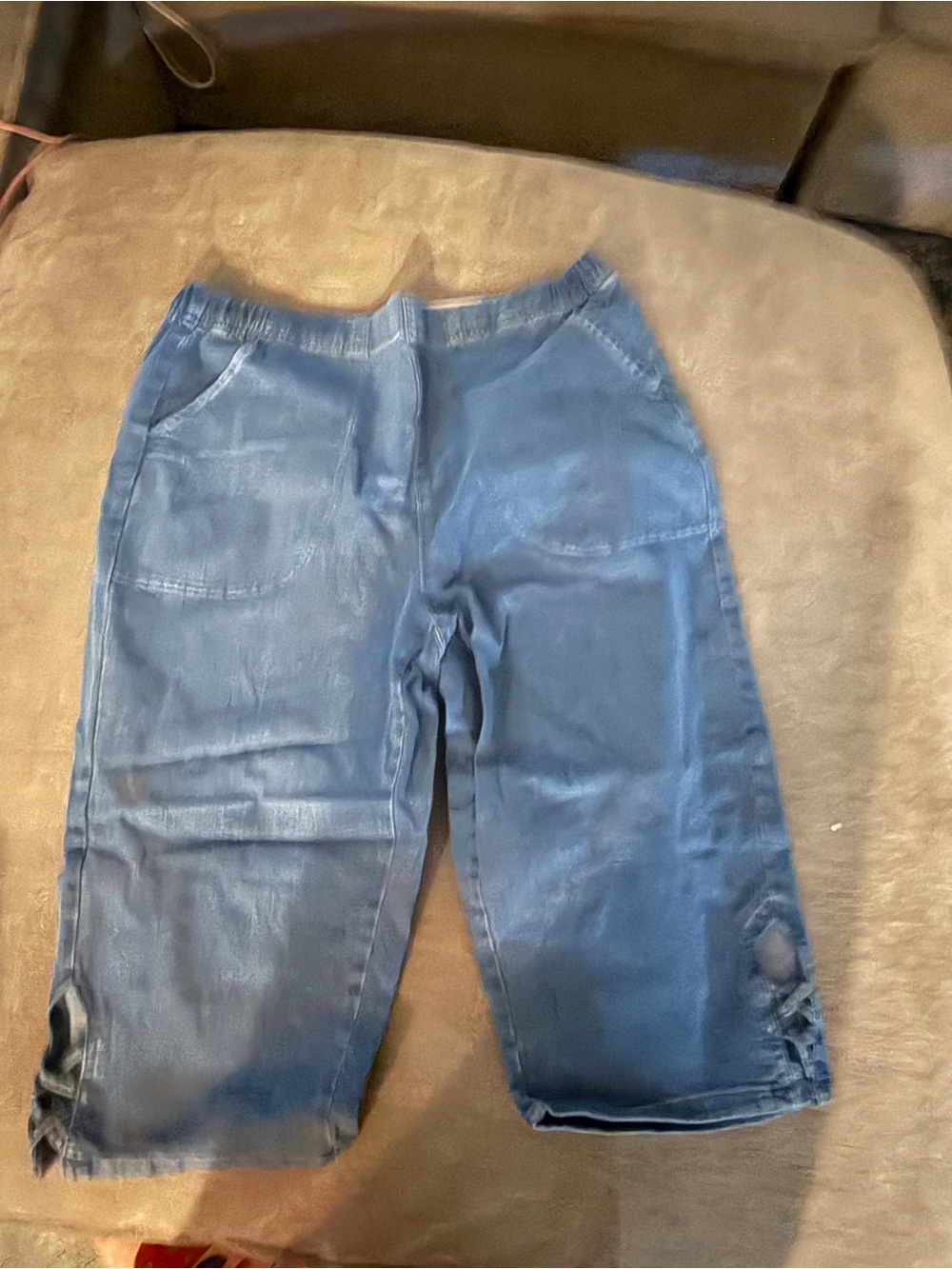 croft & barrow Relaxed Blue Men’s Capri Jeans